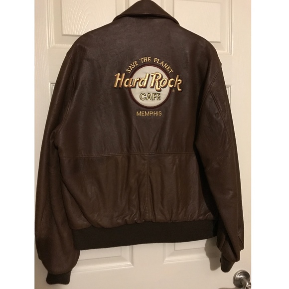 hard rock cafe bomber jacket
